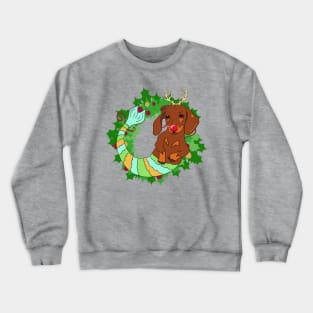 Dancer the Holiday Doxie Crewneck Sweatshirt